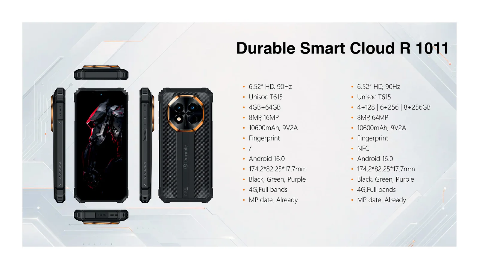 Durable Smart Cloud R 1011