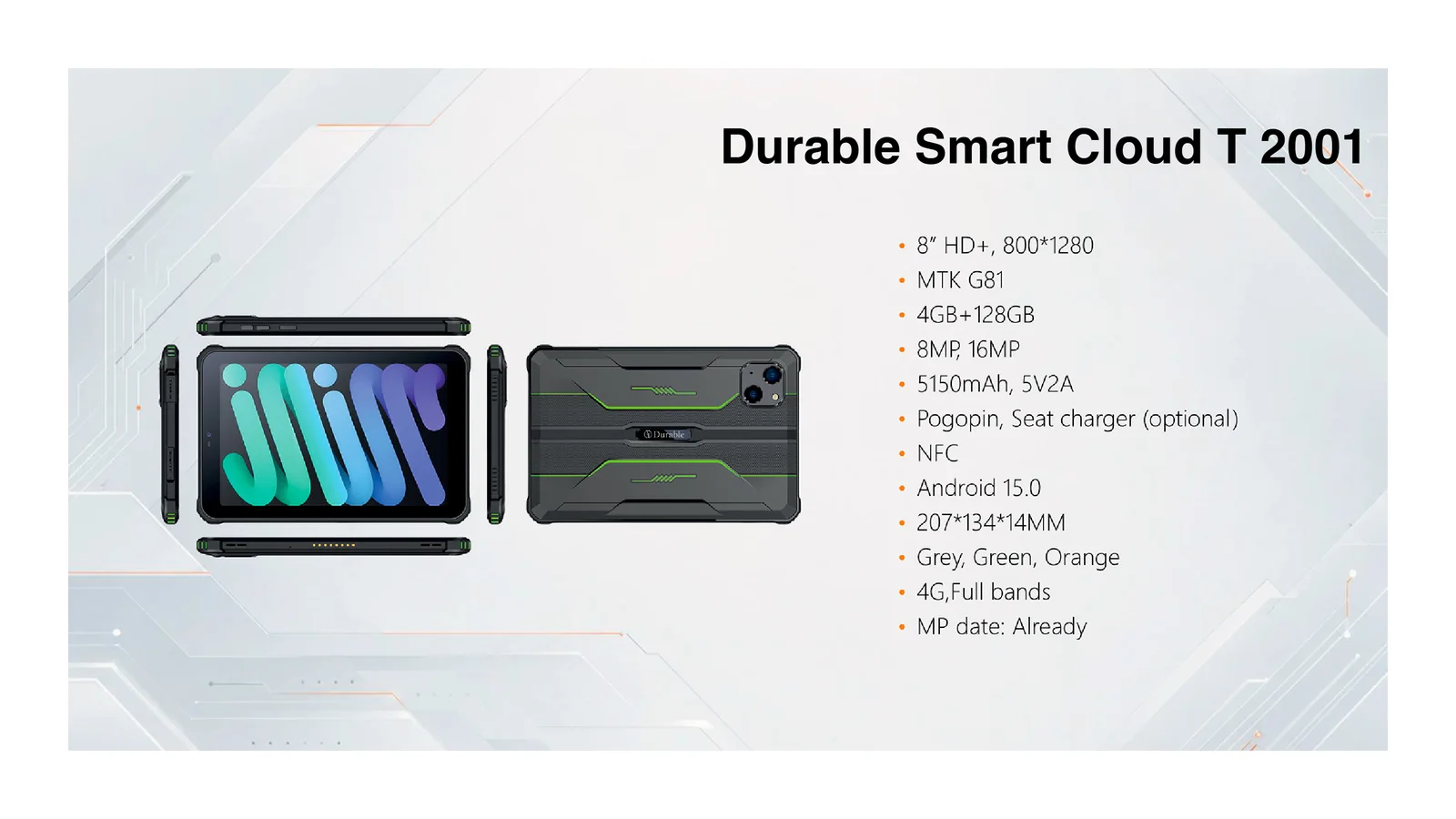 Durable Smart Cloud T 2001