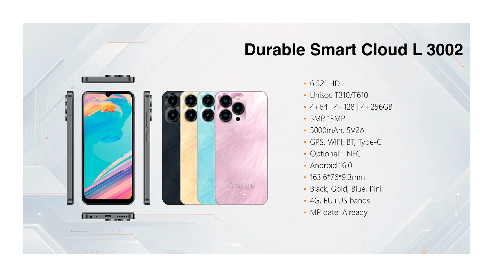 Durable Smart Cloud L 3002