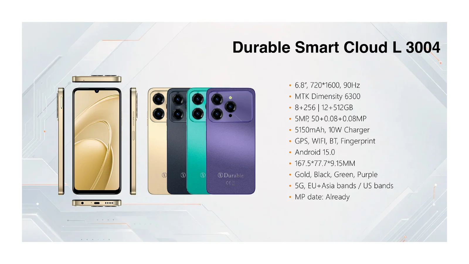 Durable Smart Cloud L 3004