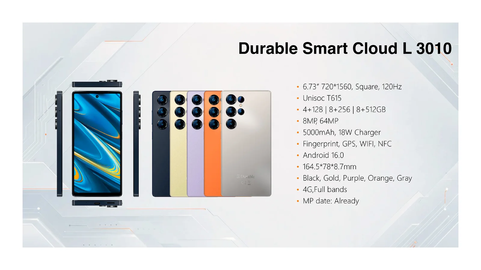 Durable Smart Cloud L 3010