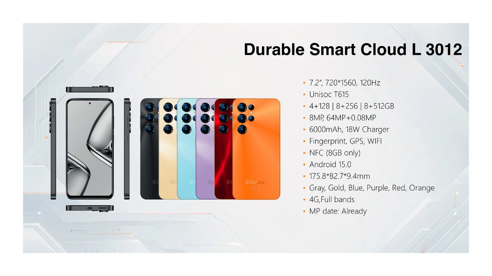 Durable Smart Cloud L 3012