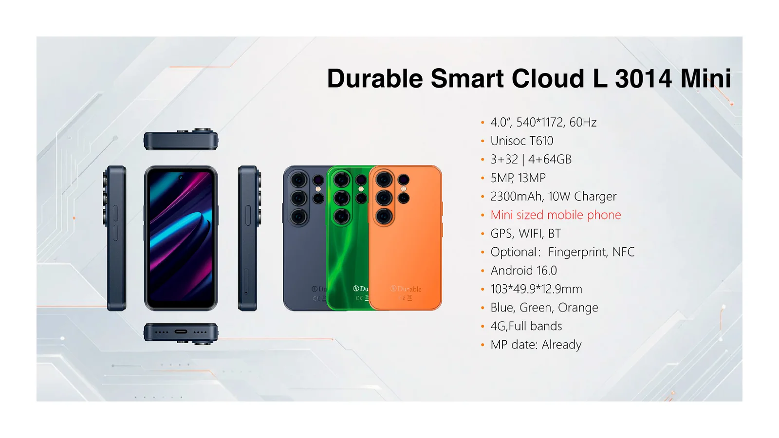 Durable Smart Cloud L 3014 Mini