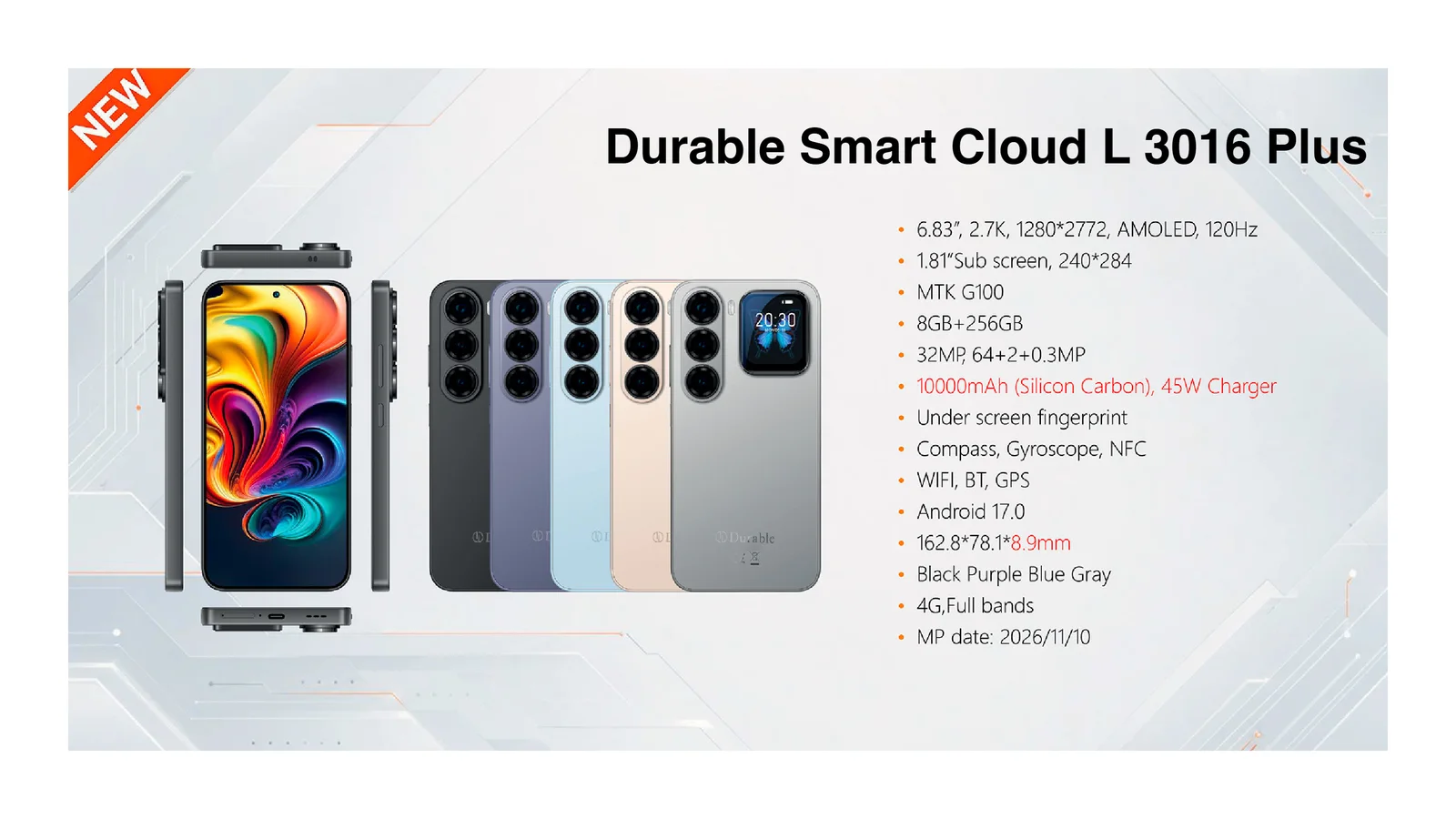 Durable Smart Cloud L 3016 Plus