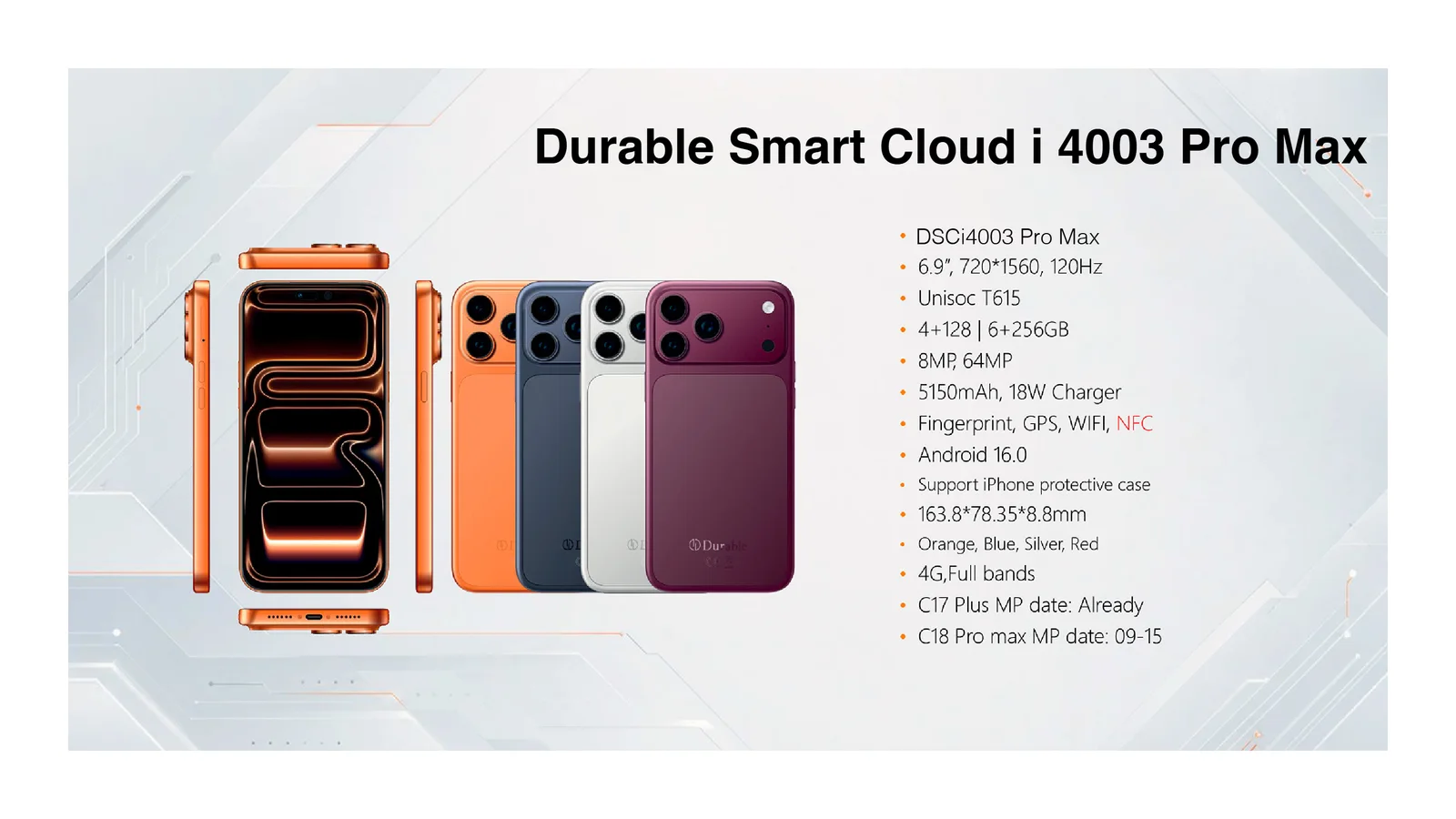 Durable Smart Cloud i 4003 Pro Max