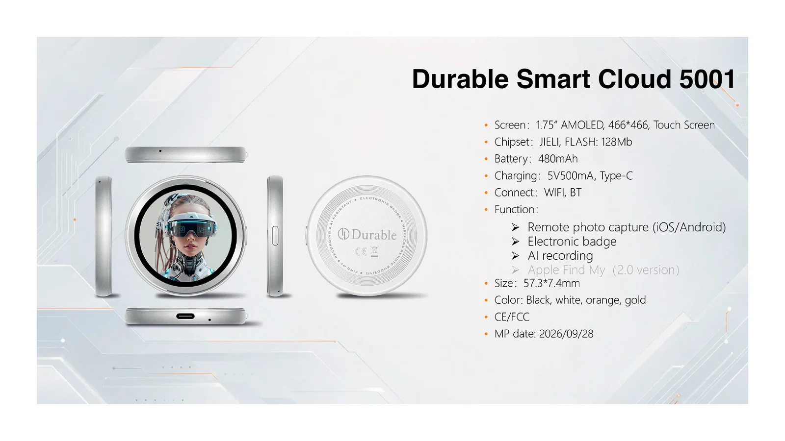 Durable Smart Cloud 5001