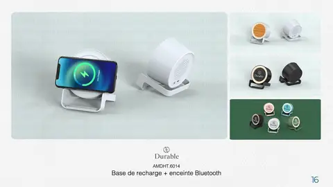 Base de recharge + enceinte Bluetooth