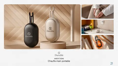 Chauffe-main portable