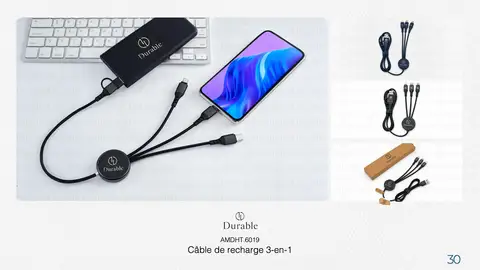 Câble de recharge 3-en-1