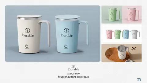 Mug chauffant électrique