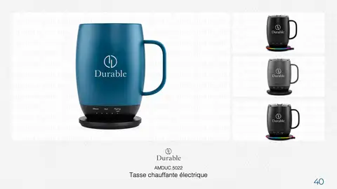 Tasse chauffante électrique
