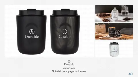Gobelet de voyage isotherme