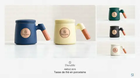 Tasse de thé en porcelaine