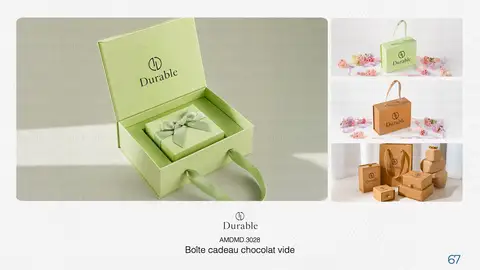Boîte cadeau chocolat vide
