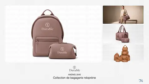 Collection de bagagerie néoprène