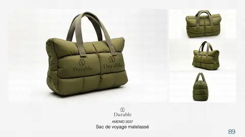 Sac de voyage matelassé