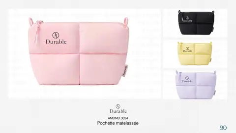 Pochette matelassée