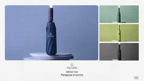 Parapluie à torche