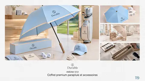 Coffret premium parapluie et accessoires