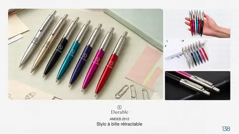 Stylo à bille rétractable