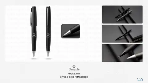 Stylo à bille rétractable