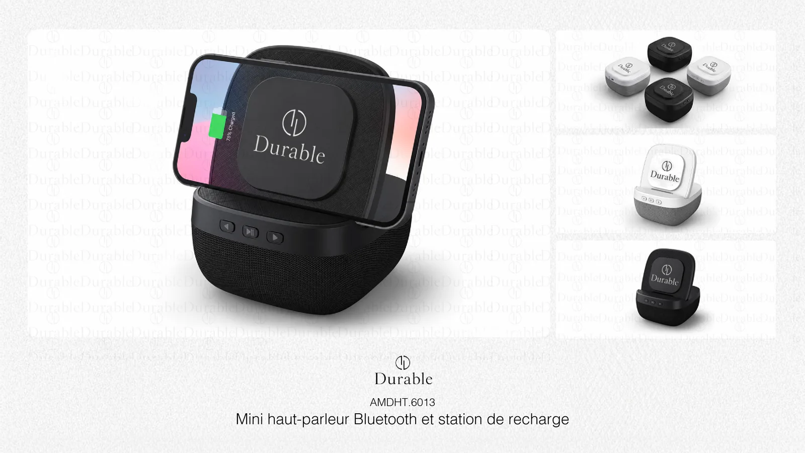 Mini haut-parleur Bluetooth et station de recharge