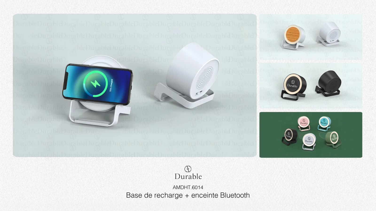Base de recharge + enceinte Bluetooth