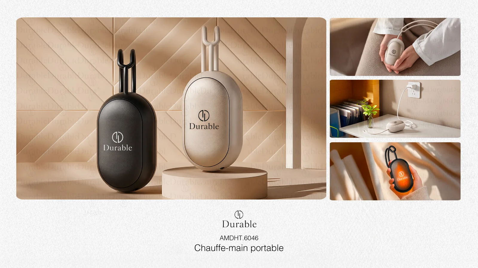 Chauffe-main portable