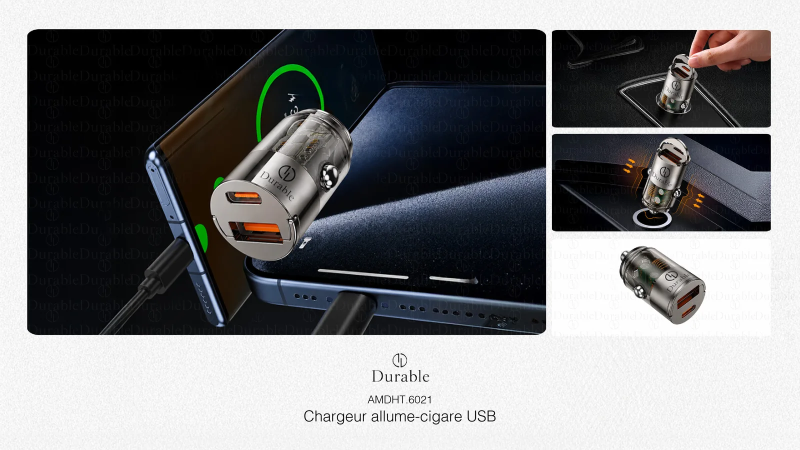Chargeur allume-cigare USB