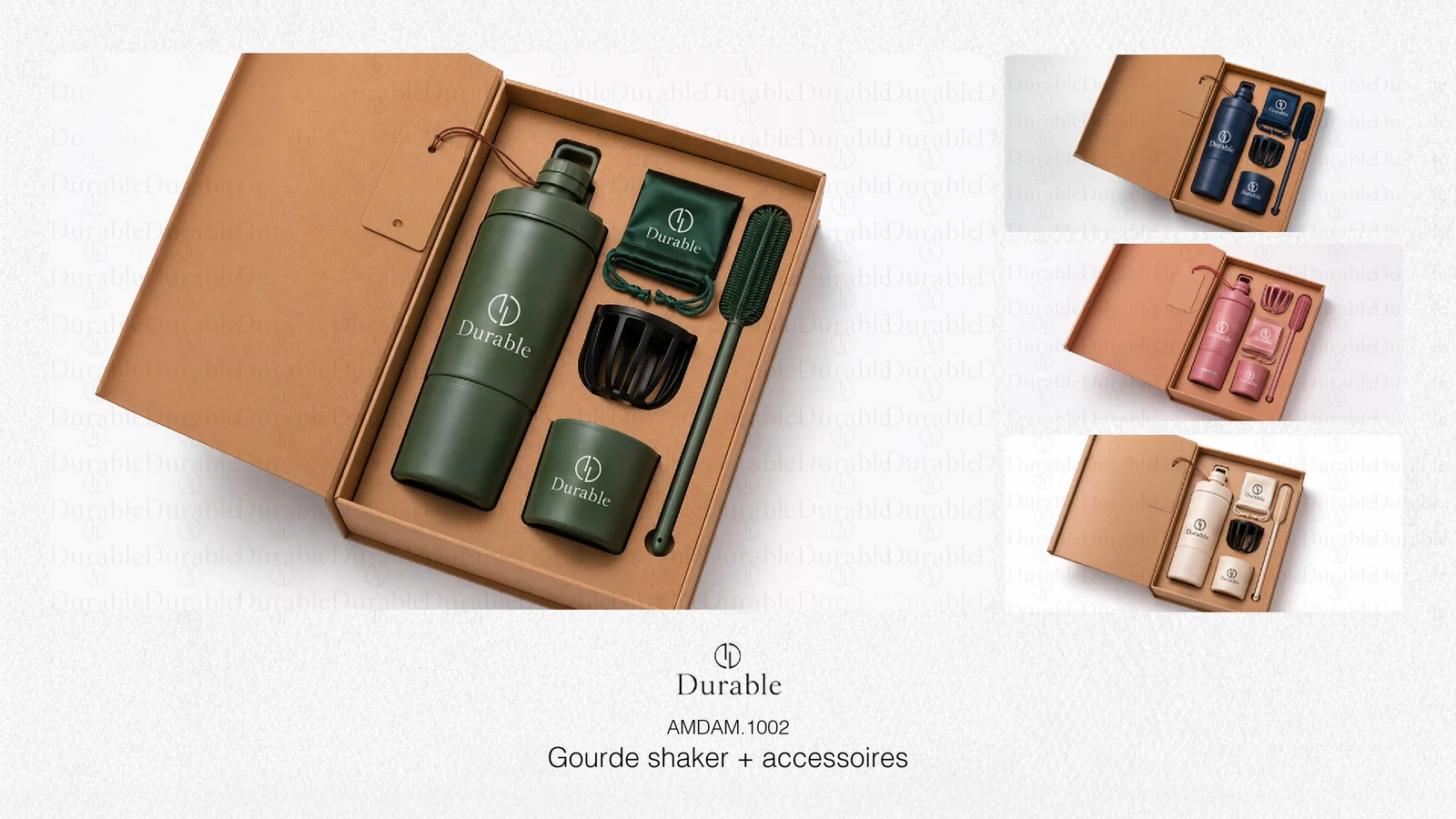Gourde shaker + accessoires