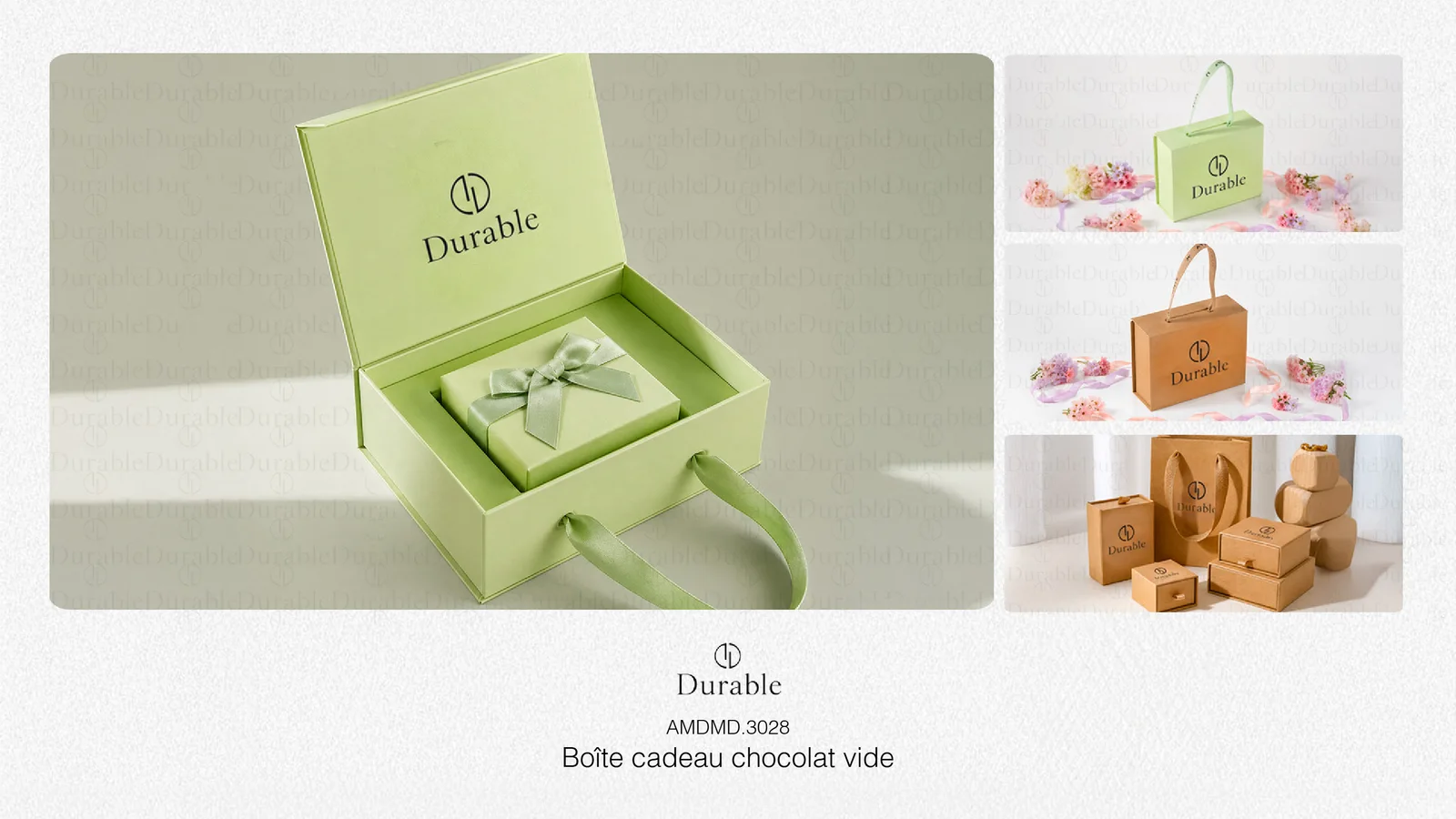 Boîte cadeau chocolat vide