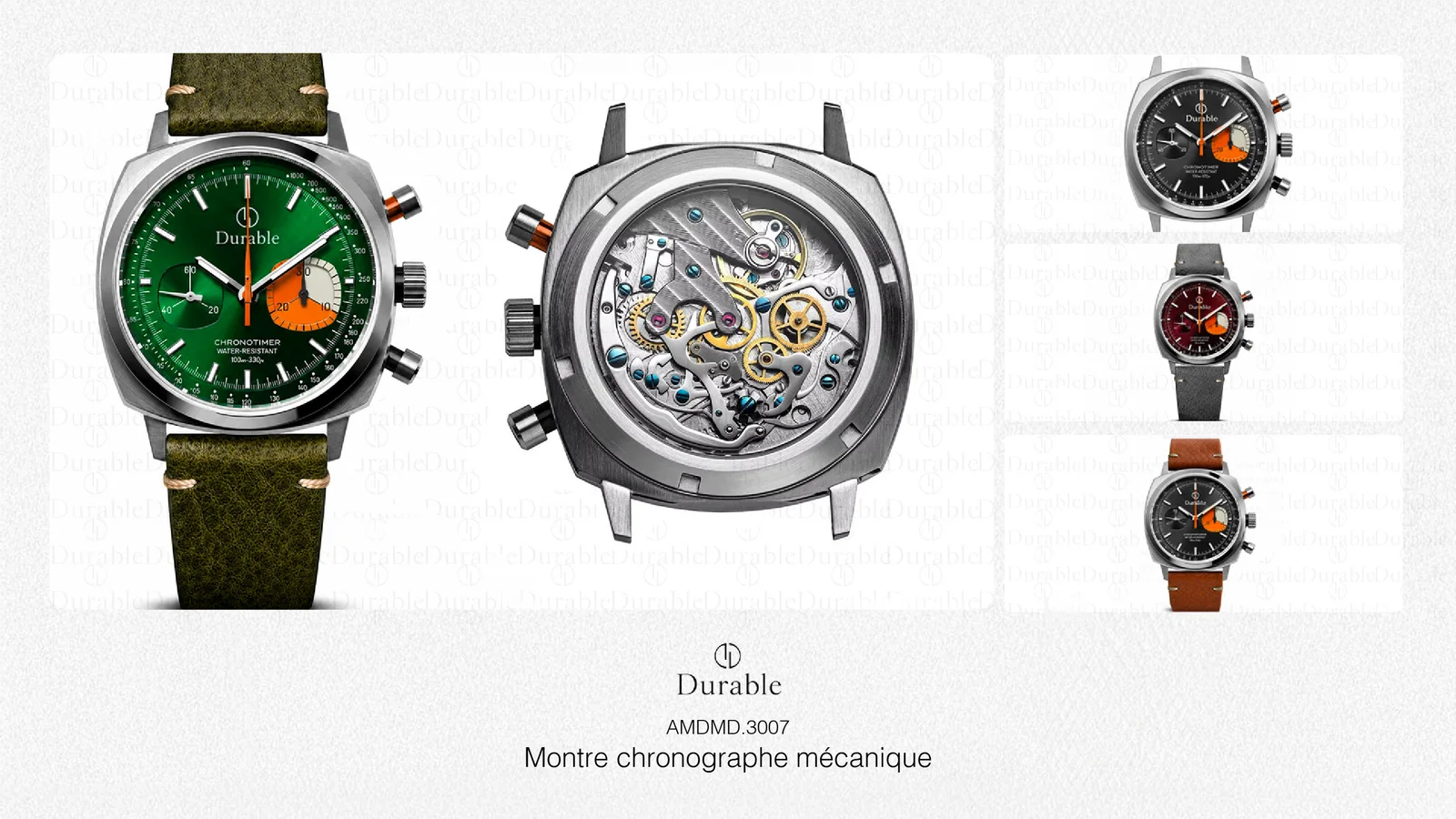 Montre chronographe mécanique