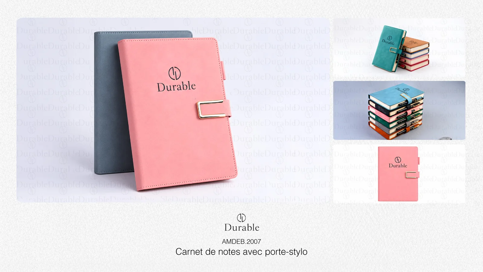 Carnet de notes avec porte-stylo