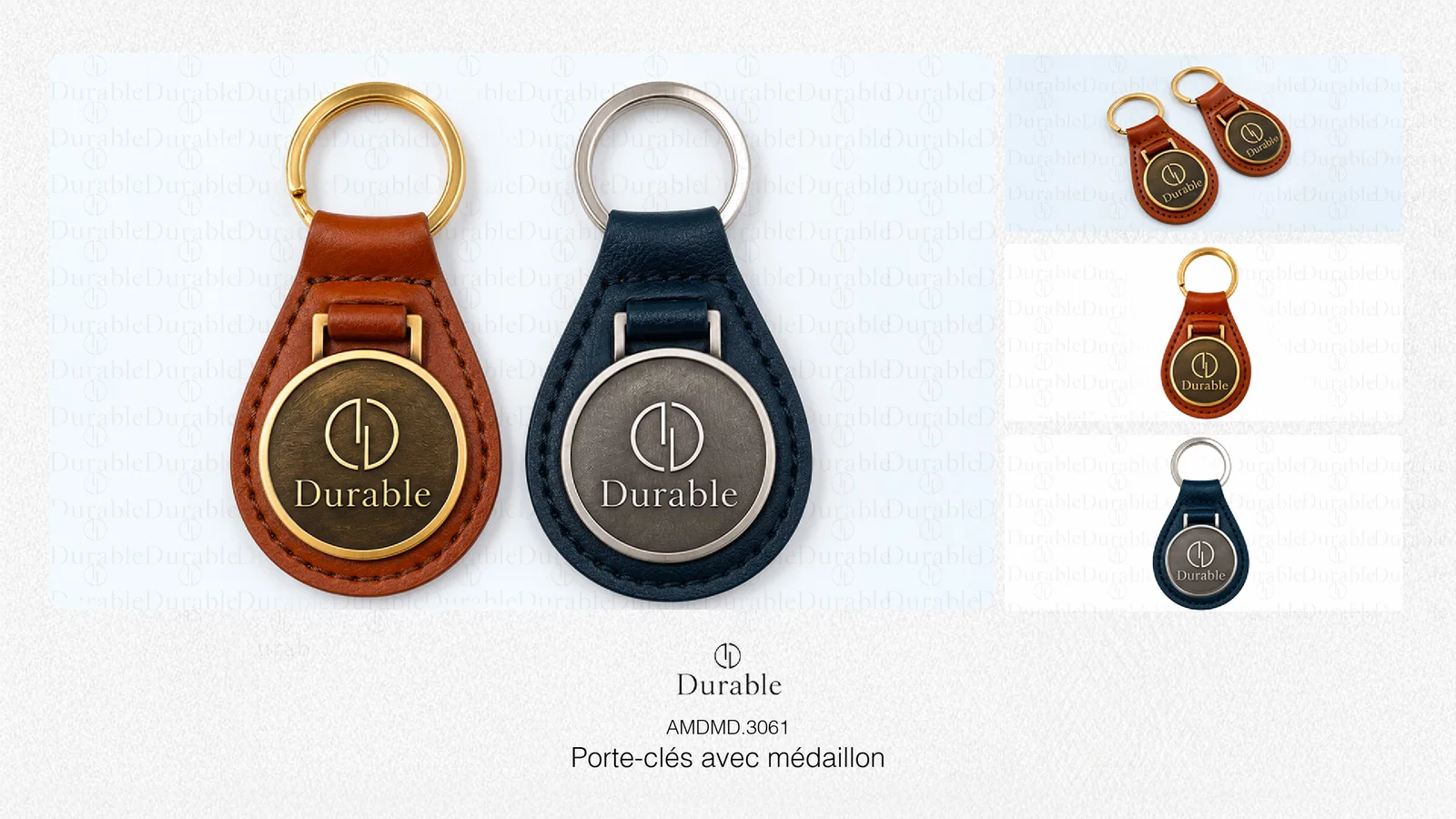 Porte-clés avec médaillon