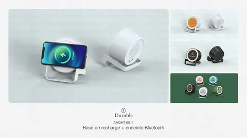 Base de recharge + enceinte Bluetooth