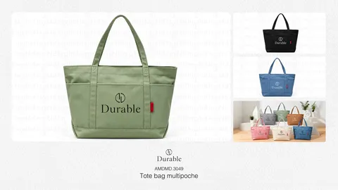 Tote bag multipoche